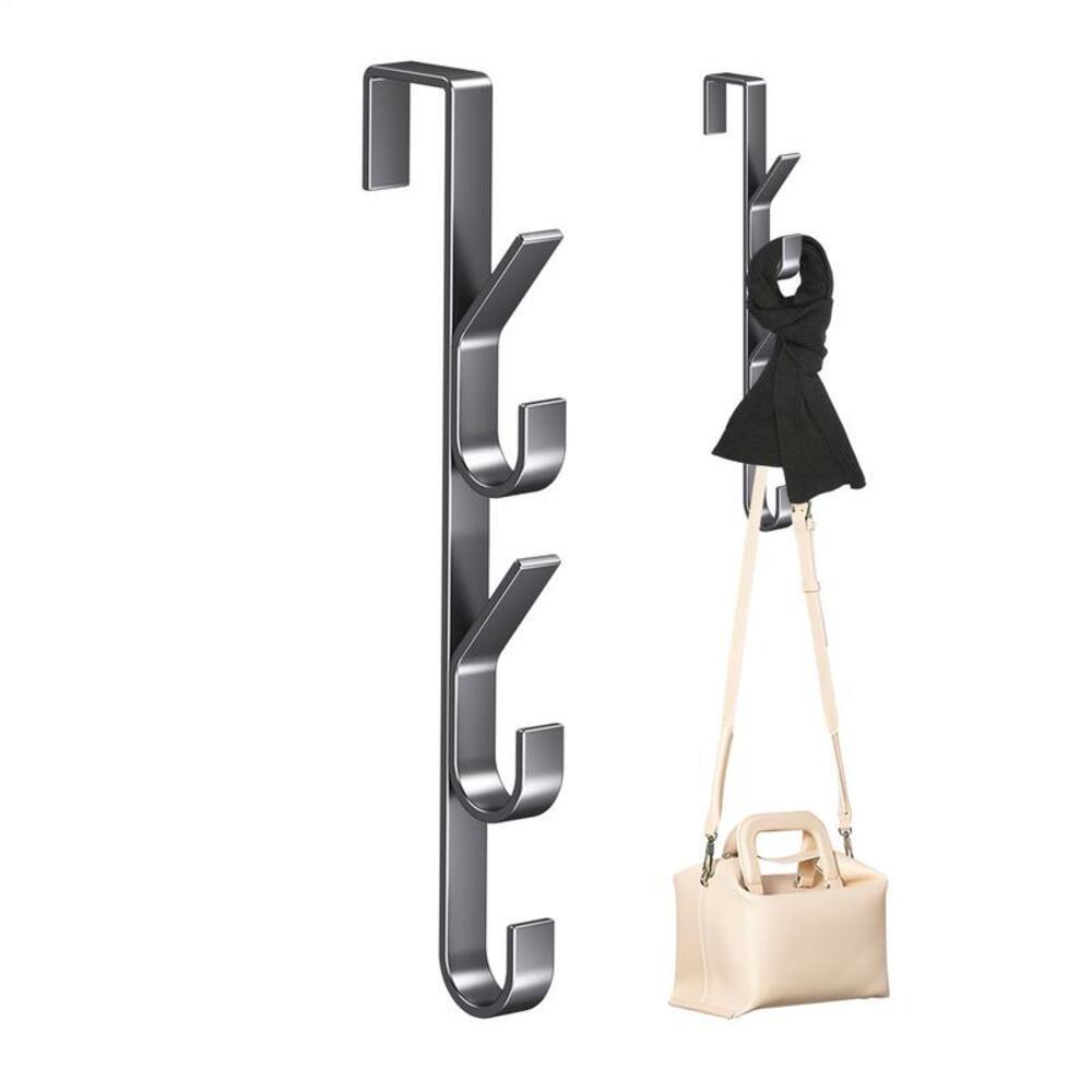 Over-the-Door Clothes Hanger – Heavy-Duty Carbon Steel Hooks for Hanging, Versatile Storage Organizer for Home & Closet