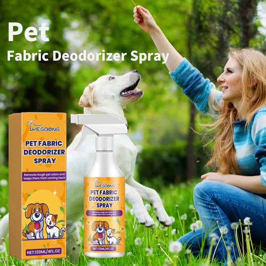 Natural Pet Deodorant Spray – Eliminates Odors, Urine Smell & Freshens Instantly