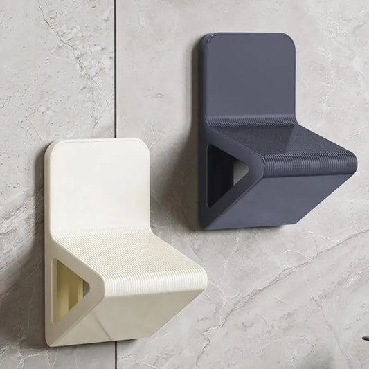 Wall-Mounted Shower Foot Rest – Non-Slip ABS Leg Shaving Step with Foot Pedal, Non-Perforated Design