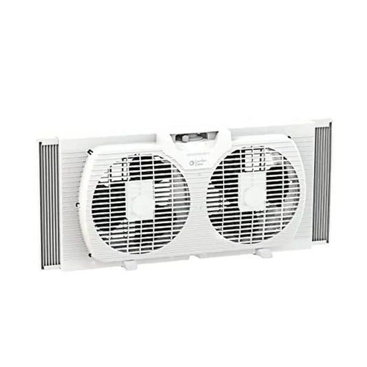 Twin Window Fan with Reversible Airflow Control – 2-Speed Exhaust & Intake Function