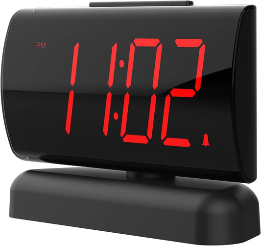 Easy-to-Use Bedside Alarm Clock – AC Powered with Battery Backup