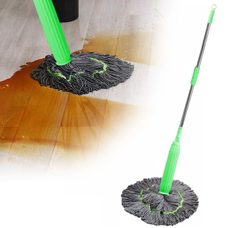 2-in-1 Self-Wringing Dehydrated Mop – Twist Mop with Strips for Effortless Home Cleaning